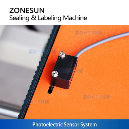 ZONESUN ZS-FKC4650S Automatic Box Tape Sealing and Labeling Machine