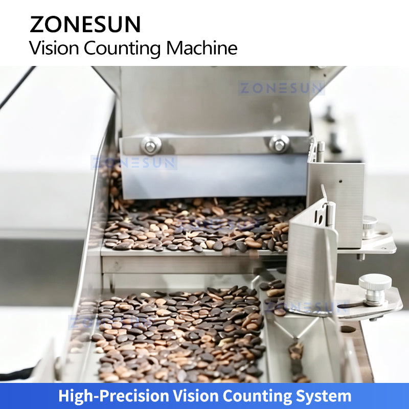 ZONESUN ZS-FSCS07 High-Speed CCD Vision Counting & Packaging Machine for Small Parts