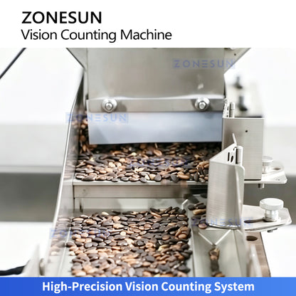 ZONESUN ZS-FSCS07 High-Speed CCD Vision Counting & Packaging Machine for Small Parts