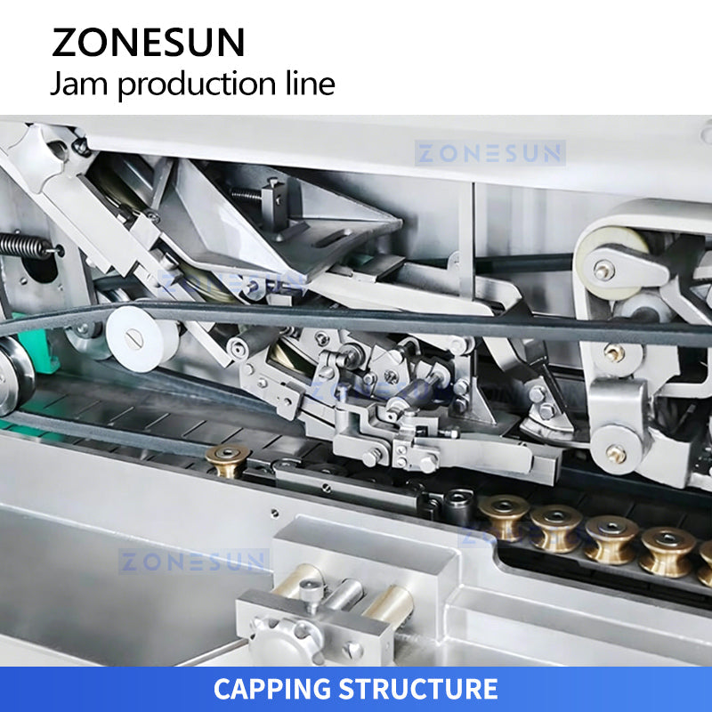 ZONESUN ZS-FAL180V11 Automatic Kaya Jam Filling Capping & Labeling Packaging Line