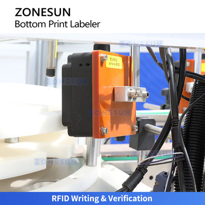 ZONESUN ZS-512F RFID Bottom Real-Time Printing Labeling and Verification System