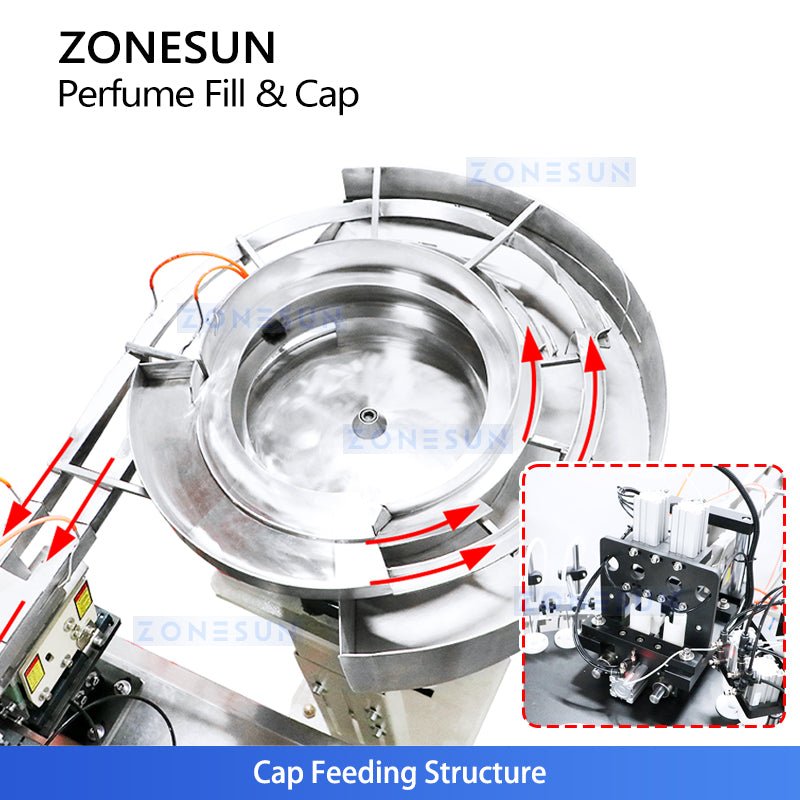 ZONESUN ZS-AFC17 Automatic 2 Nozzles Liquid Peristaltic Pump Filling Capping Machine