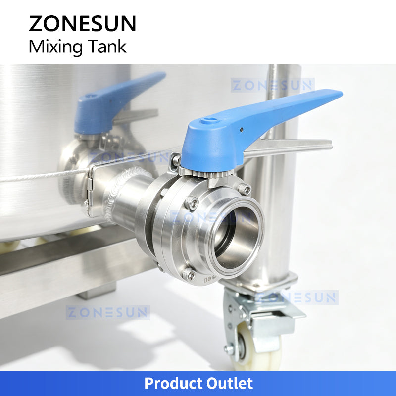 ZONESUN ZS-MB800L Mixing and Supply Tank for Liquid Filling Lines