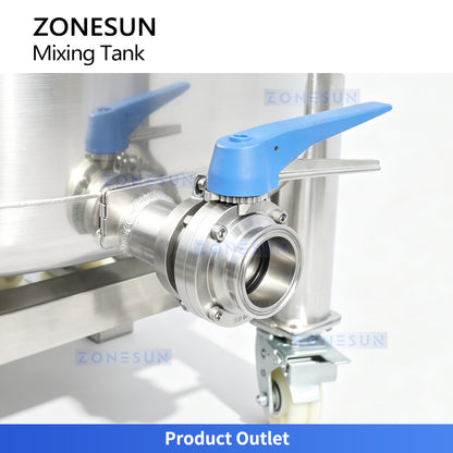 ZONESUN ZS-MB800L Mixing and Supply Tank for Liquid Filling Lines