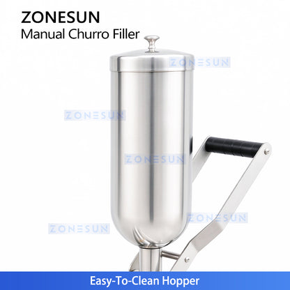ZONESUN ZS-CZI4 Manual Cream Filling Injector for Bakery Use Donuts, Churros Puffs & Cakes Paste with Precision Dosing System