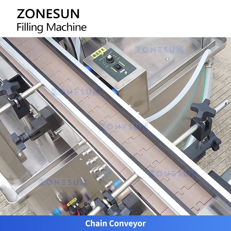 ZONESUN ZS-YT2T-2PXD Automatic 2 Heads Servo Piston Pump Shampoo Lotion Paste Filling Machine