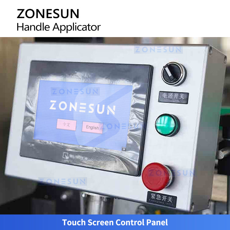 plastic handle application machine