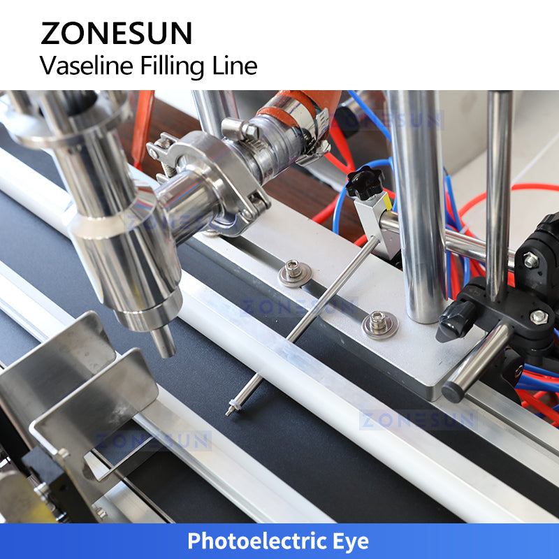 ZONESUN ZS-DTGT2B Heated Jacket Paste Filling Machine | 10–1000ml | Vaseline Cream Ointment | 800–900 BPH