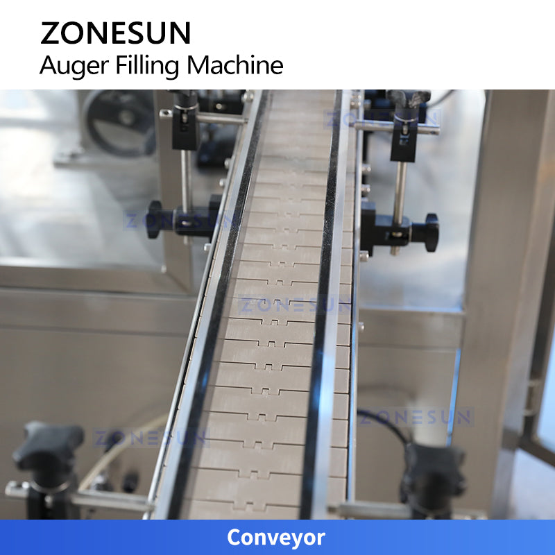 ZONESUN ZS-FM5D Automatic Dual Head Auger Powder Filling Machine 150 L hopper Mixing Filler
