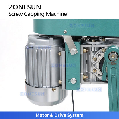 ZONESUN ZS-YG60B2 Semi-Automatic 28mm Screw Cap Bottle Capping Machine