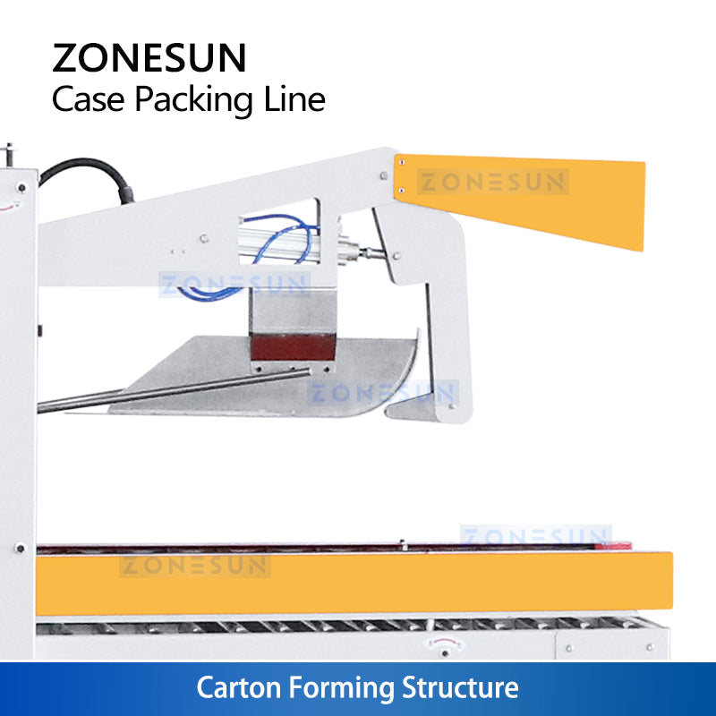 ZONESUN ZS-CSPM2 Automatic Top Load Case Packing Line for Carton Box Packaging