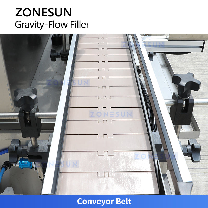 ZONESUN ZS-VTGZ100E Industrial Gravity Filling Machine 50-5000ml Automatic Bottle Liquid Filler