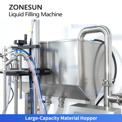 ZONESUN ZS-MG260XP Dual-Head High-Capacity Gear Pump Liquid Filling Machine