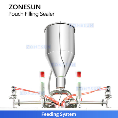 ZONESUN ZS-GJH2 Dual Head Liquid Pouch Liquid Filling Sealing Machine  ZONESUNPRO