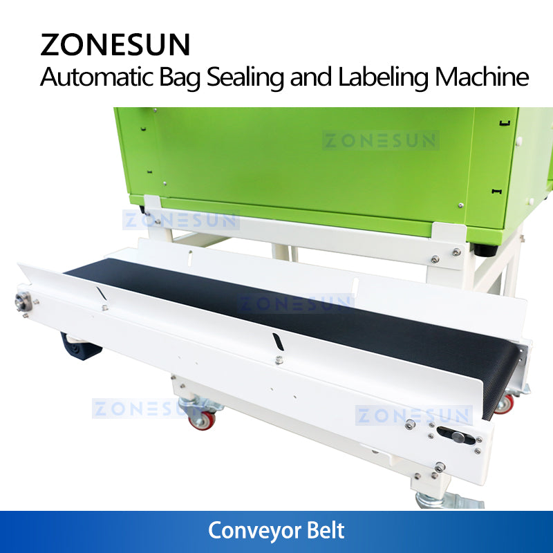 ZONESUN ZS-TB103 Automatic Plastic Pouch Bag Sealing & Labeling Machine For Courier Express  ZONESUNPRO