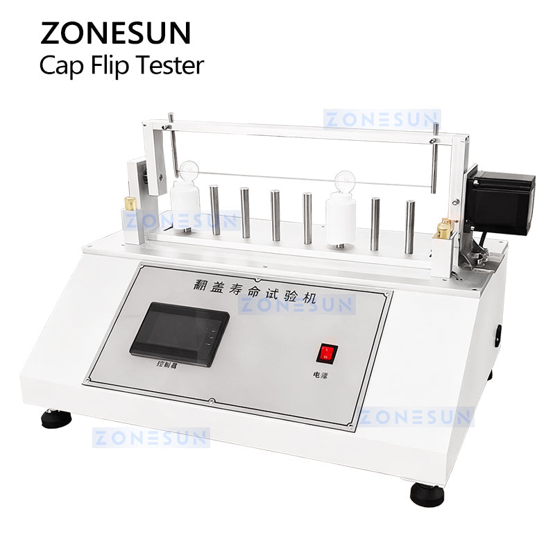 Flip Cap Tester for Cosmetic Bottle Cap Durability