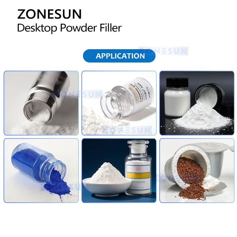 ZONESUN ZS-FM100H Precision Powder Filling Machine for Accurate Small Dose Packaging