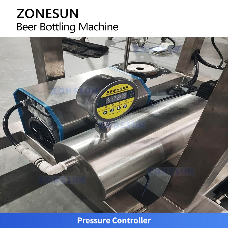 ZONESUN ZS-CFC5 Semi-Automatic Beer Bottle Filling and Capping Machine