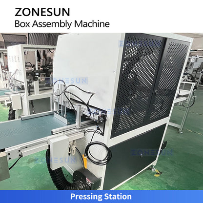ZONESUN ZS-DHP450 Semi-Automatic Rigid Box Forming & Gluing Machine | Gift Box, Jewelry & Electronics Packaging  ZONESUNPRO