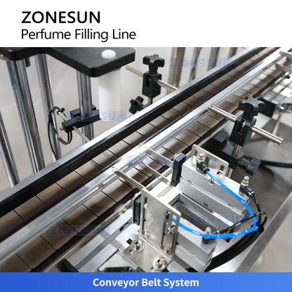 ZONESUN ZS-FAL180X11 Perfume Fragrance Bottle Filling Crimping Production Line