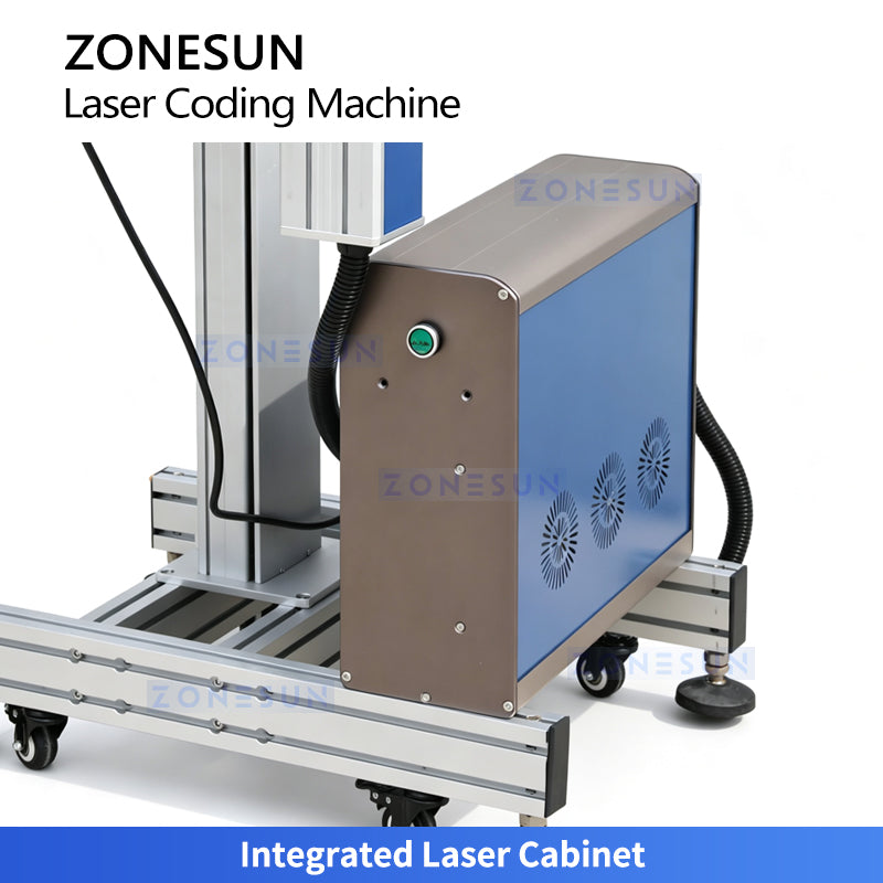 ZONESUN ZS-LM03 QR Code Barcode and Batch Number Laser Marking Machine