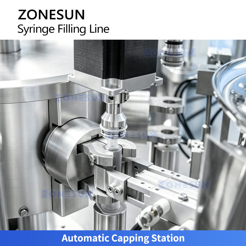 Plastic Syringe Filling and Capping Line
