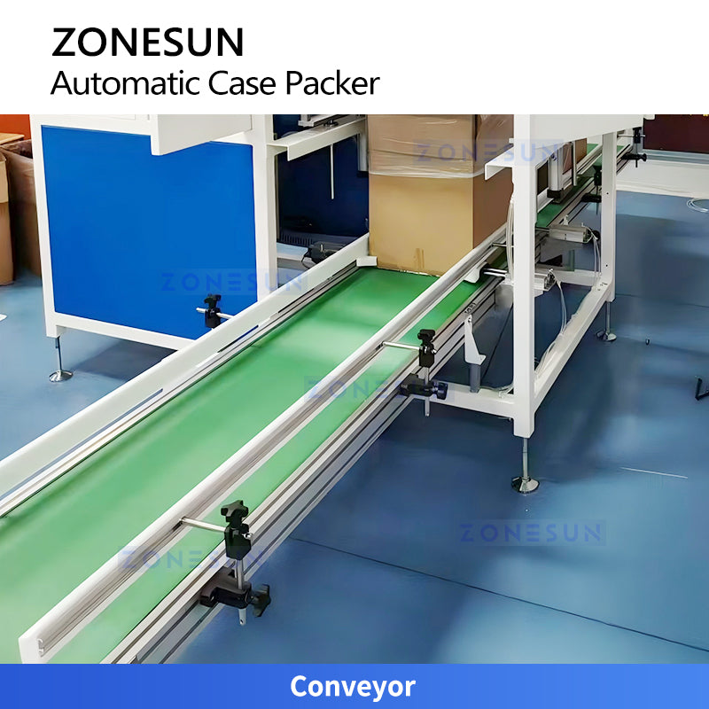 ZONESUN ZS-CSPM6 Automatic Bottle Case Packing Machine High-Speed Servo Top Load Case Packer  ZONESUNPRO