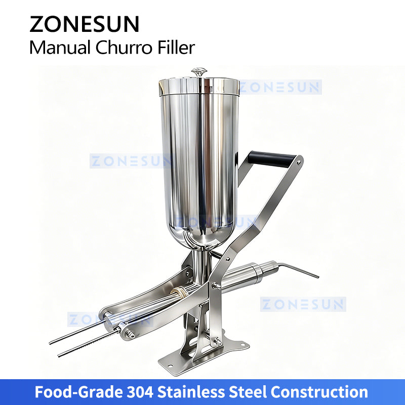 ZONESUN ZS-CZI4 Manual Cream Filling Injector for Bakery Use Donuts, Churros Puffs & Cakes Paste with Precision Dosing System