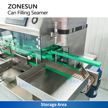 ZONESUN ZS-TRP1 Mobile Automatic Can Soda Water Filling and Seaming Machine  ZONESUNPRO