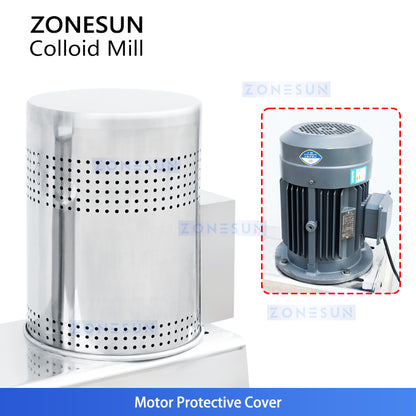 ZONESUN ZS-YM70 High-Capacity Peanut Butter Grinder & Homogenizer | 0.3–1T/H  ZONESUNPRO