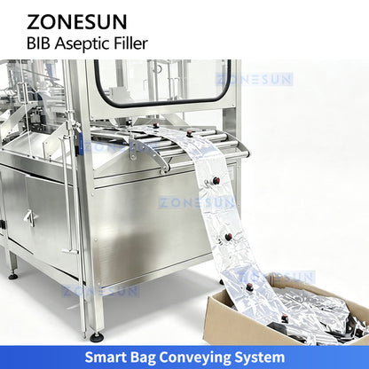 ZONESUN ZS-BIB210 Aseptic Bag-in-Box Filler with Steam Barrier and Vacuum System