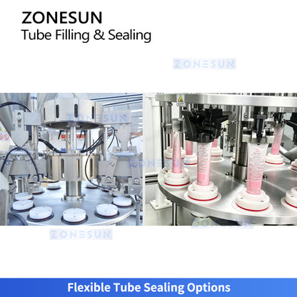 ZONESUN ZS-FS60A Cream Ointment Aluminum and Plastic Tube Filling Machine