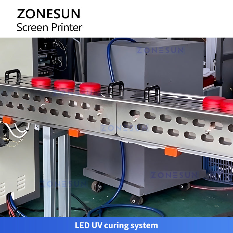 ZONESUN ZS-SWP3 Automatic Screen Printing Machine for Bottles and Tubes