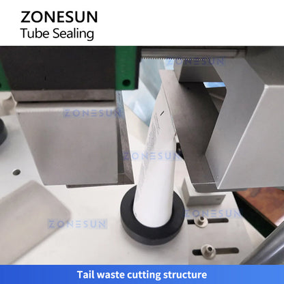 ZONESUN ZS-FS005U Semi-Automatic Ultrasonic Tube Sealing Machine For Toothpaste & Cosmetic
