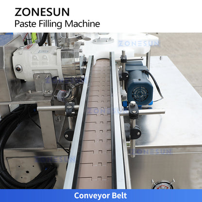 ZONESUN ZS-AFC19B Automatic Rotor Pump Cosmetic Paste Filling & Capping Machine  ZONESUNPRO