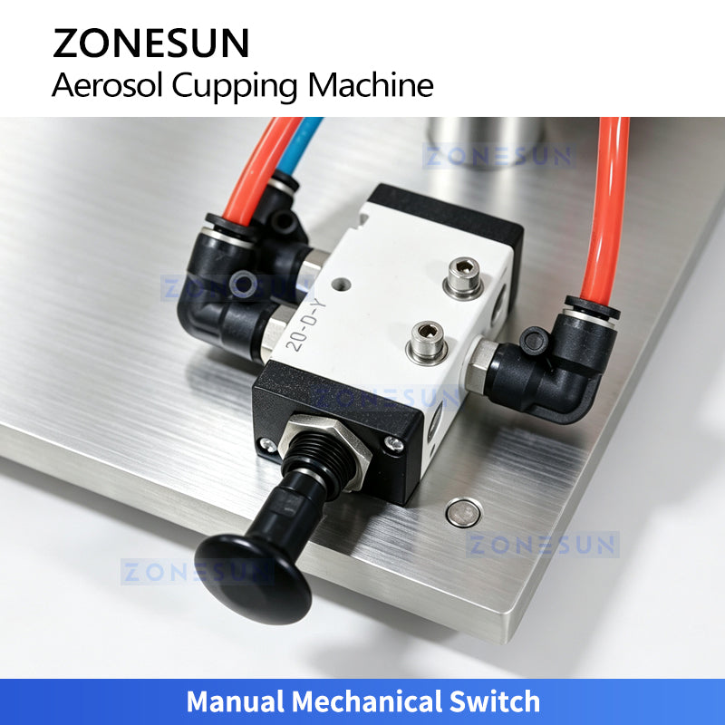 ZONESUN ZS-BG250 Manual Aerosol Can Valve Dismantling Machine