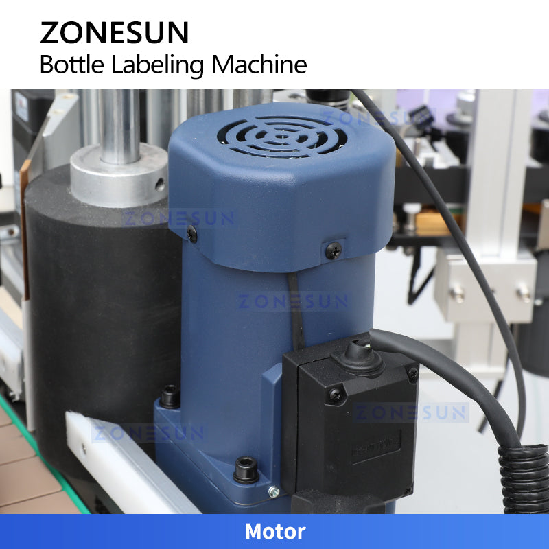 ZONESUN ZS-TB500 Double Side Round Bottle Positioning and Labeling Machine With Date Coder