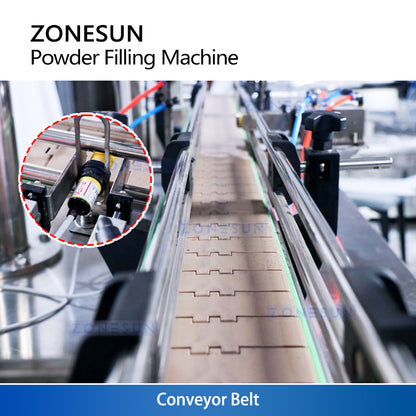 ZONESUN ZS-FM2A Automatic Powder Filling Machine With Feeder