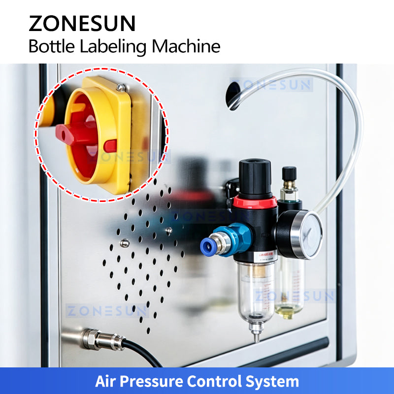 ZONESUN ZS-TB806 Semi Automatic Double-side Square Bottle Labeling Machine With Date Coder