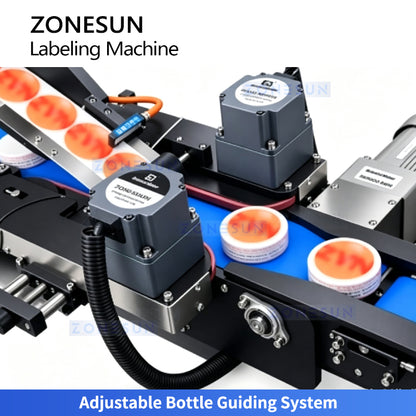 ZONESUN ZS-TB700D Automatic Top Bottom & Side Bottle Labeling Machine