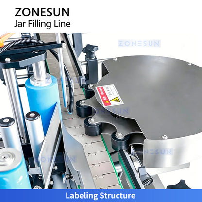 ZONESUN ZS-FAL180V9 Automatic Paste Production Line Twist-off Cap Bottle Packaging ZONESUN