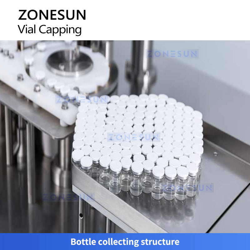 ZONESUN ZS-YG300 Automatic Vial Capping Machine Pharmaceutical Lab Bottle Capper