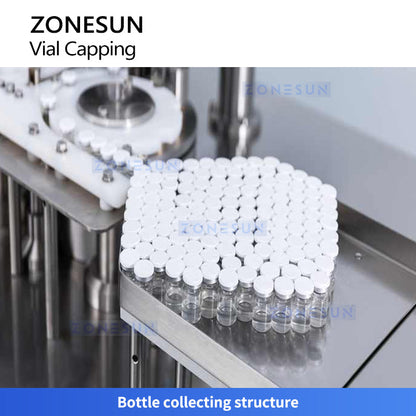 ZONESUN ZS-YG300 Automatic Vial Capping Machine Pharmaceutical Lab Bottle Capper