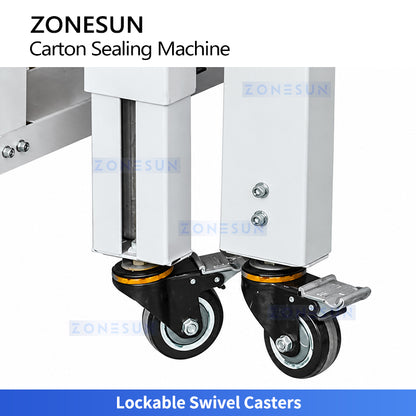 ZONESUN ZS-TFX5050 Automatic Carton Tape Sealing 360° Orbital Wrapping Machine