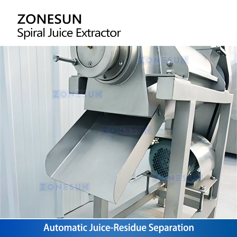 ZONESUN ZS-ZJ01 Continuous Fruit and Vegetable Juice Extractor Spiral Auger Press Machine Industrial Juicer