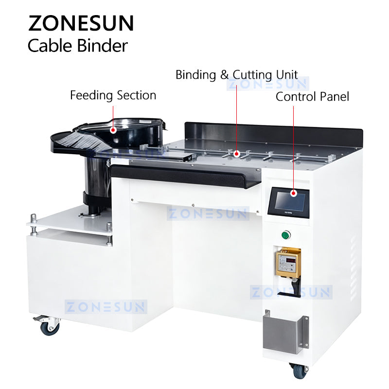  Automatic Nylon Cable Tie Binding Machine