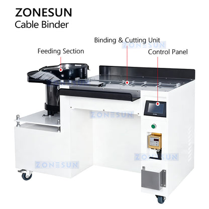  Automatic Nylon Cable Tie Binding Machine