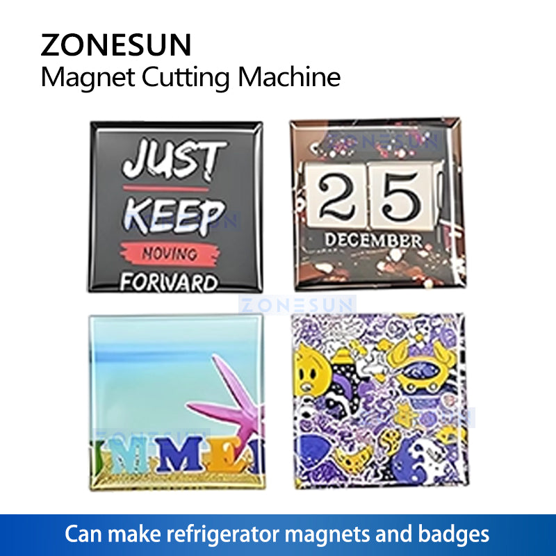 ZONESUN ZS-PCM2 Customizable Refrigerator Magnet Machines & Hand Made Tools card cutting machines
