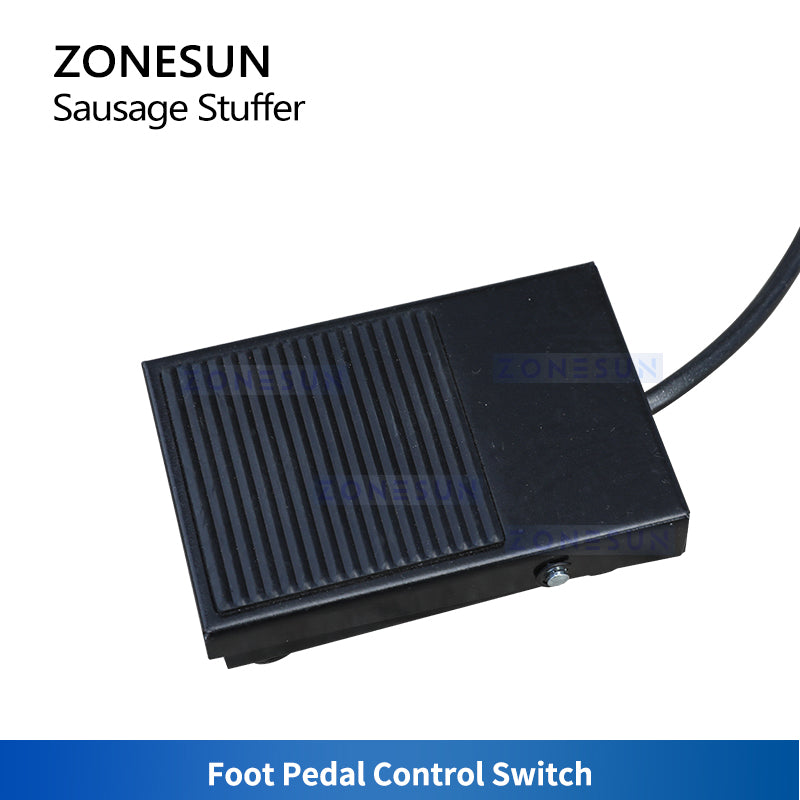 ZONESUN ZS-SFR1 Electric Sausage Stuffer Machine with Stainless Steel Hopper for Meat Filling
