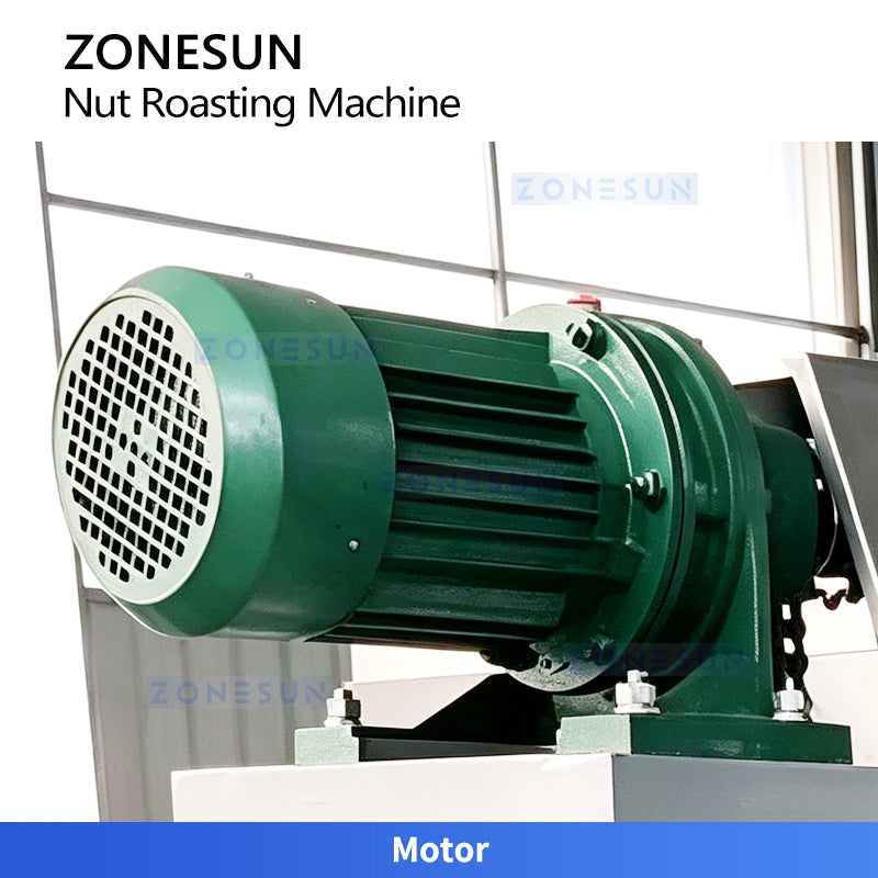 ZONESUN ZS-GHK4 Multi-Drum Rotary Roasting Machine for Peanuts, Almonds, Cashews, Seeds and Granules